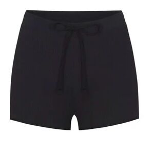 NWT Skims Cotton Rib Drawstring Shorts